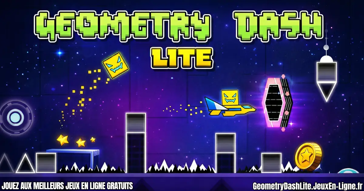 Geometry Dash Lite en ligne – Jeu de rythme gratuit